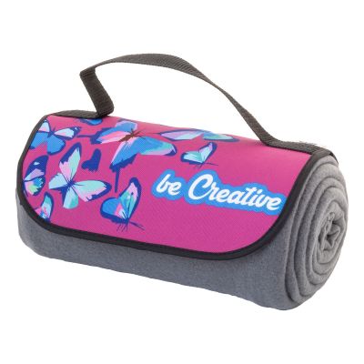 REPORTA - couverture polaire RPET, personnalisable