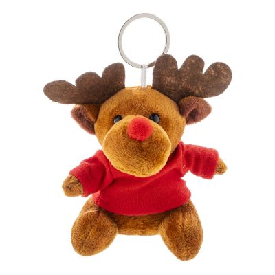 JULREN - Porte-clés renne de Noël en peluche