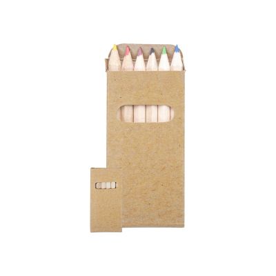 KITTY - set de 6 crayons de couleurs