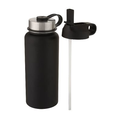 SUPRA -Bouteille de sport isotherme 1 l avec couche de cuivre et 2 couvercles