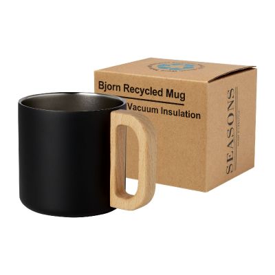BJORN -Tasse de 360 ml en acier inoxydable recyclé certifiée RCS avec isolation sous vide et couche de cuivre