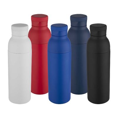 ILLUMINATE -Bouteille avec isolation sous vide double paroi de 650 ml en acier inoxydable recyclé certifié RCS