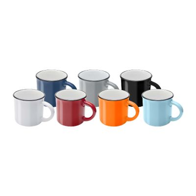 BARI -Mug en céramique de 240 ml avec finition brillante