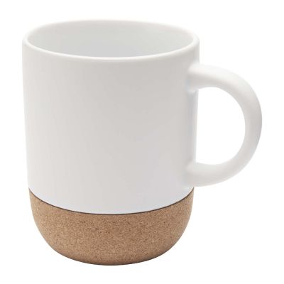 BILLIE -Mug en céramique pour sublimation de 300 ml avec détails en liège