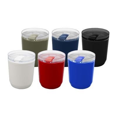HUDSON -Gobelet double paroi en plastique recyclé de 180 ml