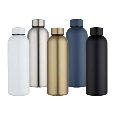 SPRING -Bouteille d’eau de 750 ml en acier inoxydable recyclé certifié RCS à simple paroi