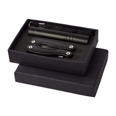 SCOUT -Ensemble couteau multi fonctions et lampe torche LED