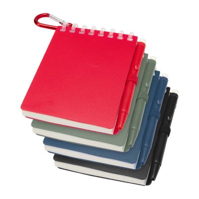 LIG MIN -Ensemble carnet souple d’extérieur recyclé et stylo bille (encre noire) i