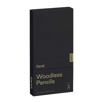 MATITE KARST® -Ensemble de crayons graphite 5 pièces K’arst® 2B sans bois