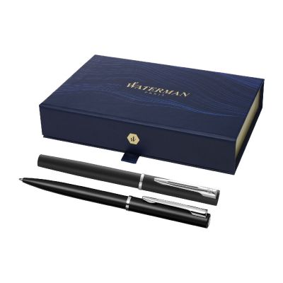 ALLURE -Parure de stylos bille et roller  (encre noire)