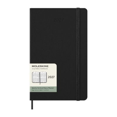 MOLESKINE -Agenda L vertical 12 mois à couverture rigide