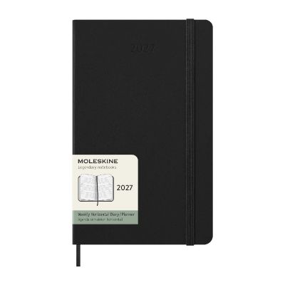 MOLESKINE -Agenda L hebdomadaire horizontal 12 mois à couverture rigide