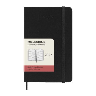 MOLESKINE -Agenda de poche quotidien 12 mois à couverture rigide
