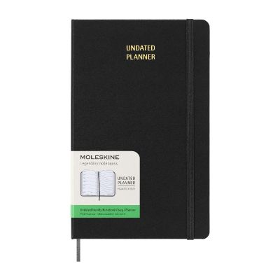 MOLESKINE -Agenda L hebdomadaire non daté à couverture rigide