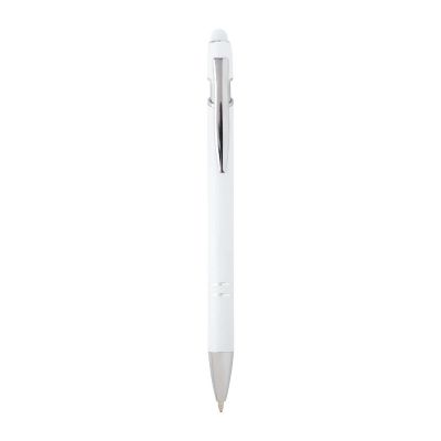KISH -Stylo bille avec finition argentée (encre bleue)