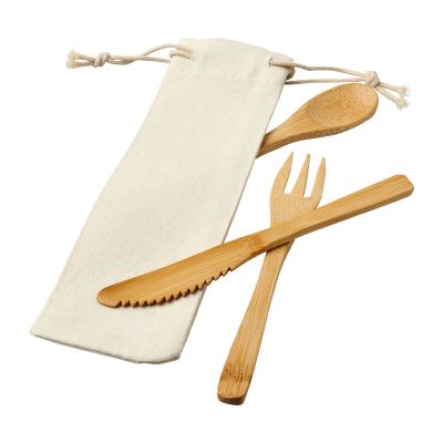 CELUK -Ensemble de couverts en bambou