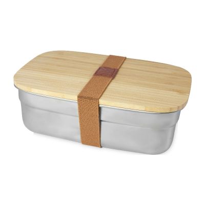 TITE -Boîte repas en acier inoxydable avec couvercle en bambou 700 ml