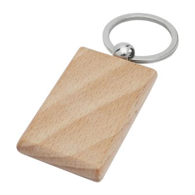 GIAN -Porte-clés rectangulaire en bois de hêtre