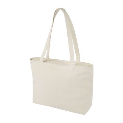 NINGBO -Sac shopping zippé coton 320 g/m² 15L
