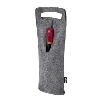 FELTA -Sac à vin de 75 cl en feutrine recyclée certifié GRS
