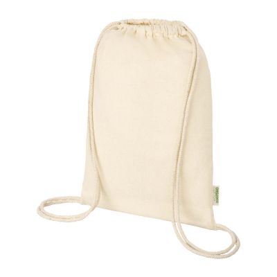 ODISHA -Sac refermable à cordon de 5 L bio certifié OCS 100 g/m²