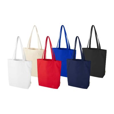 ODISHA -Sac shopping bio OCS à large fond 180 g/m2 de 11 L