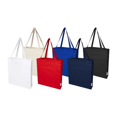 ODISHA -Sac shopping à soufflets bio OCS 180 g/m2 de 14 L
