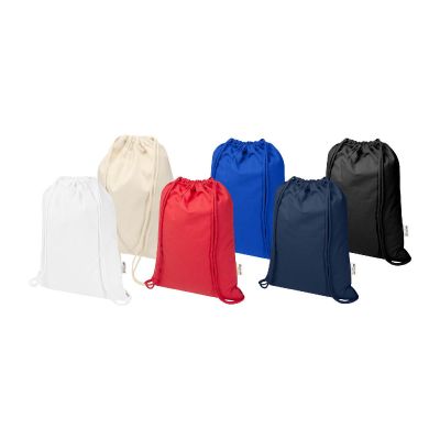 PERU BLEND -Sac de 5 L avec cordon en coton recyclé 180 g/m2 certifié GRS