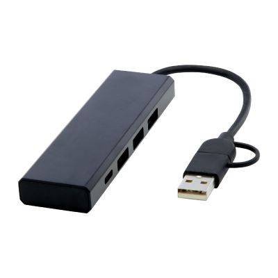 RISE -Concentrateur USB 2.0 en aluminium recyclé certifié RCS