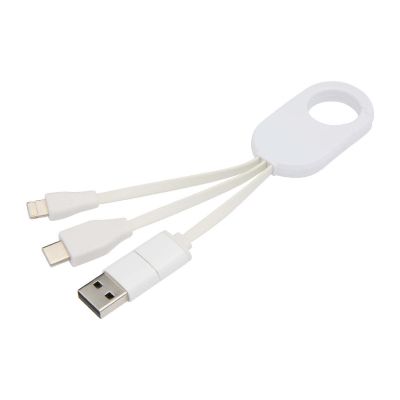 TROOP -Câble de charge 4 en 1 en plastique recyclé