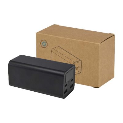 W ACAMAR -Batterie de secours Acamar de 20 000 mAh et 70 W en aluminium recyclé pour ordinateur portable