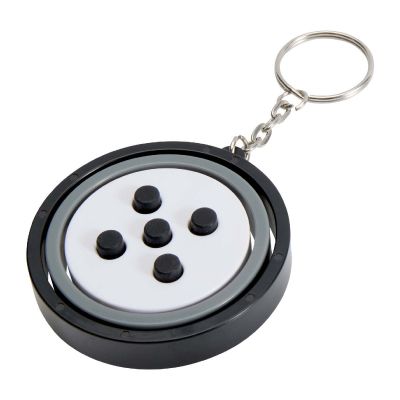 SPINX -Porte-clés fidget gyroscope en plastique recyclé