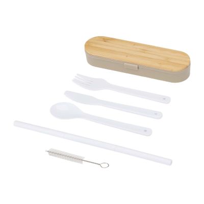 RUNA -Ensemble de couverts avec couvercle en bambou