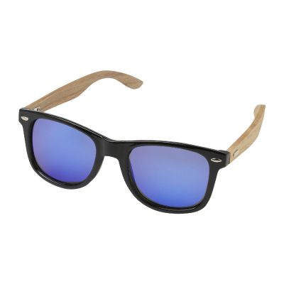 HIRU -Lunettes de soleil polarisées miroir en rPET/bois dans coffret cadeau