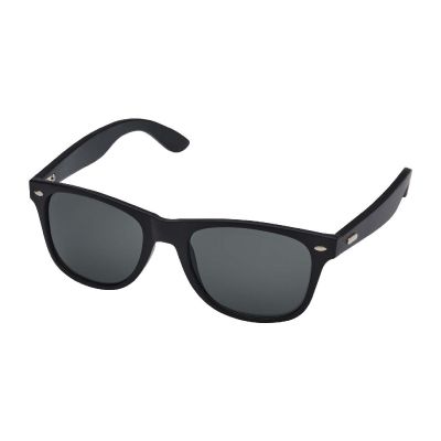 ARLO -Lunettes de soleil en bambou avec revêtement noir