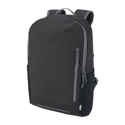 AQUA -Sac à dos  pour ordinateur portable 15 pouces recyclé certifié GRS et résistant à l'eau.21 L