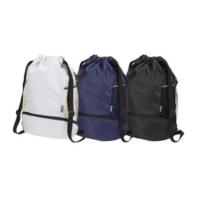 NOMAD -Sac de sport à cordon en matériaux recyclés certifiés GRS avec compartiment inférieur de 18 L