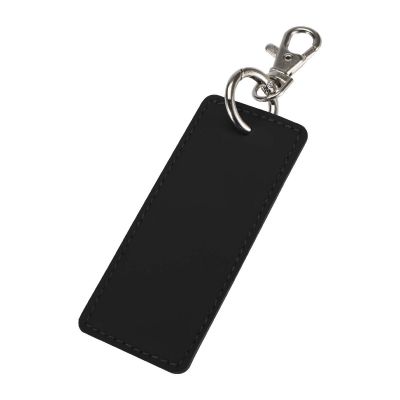RESI PLUS -Porte-clés rectangulaire à breloques en matériaux recyclés certifié GRS 