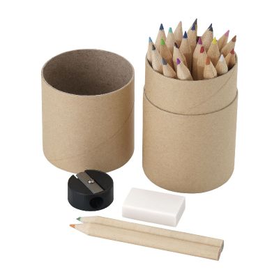 WOODBY -Set crayons de couleur