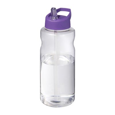 H2O ACTIVE BIG BASE 1L SPOUT -Bouteille de sport H2O Active® Big Base de 1 litre avec couvercle à bec verseur