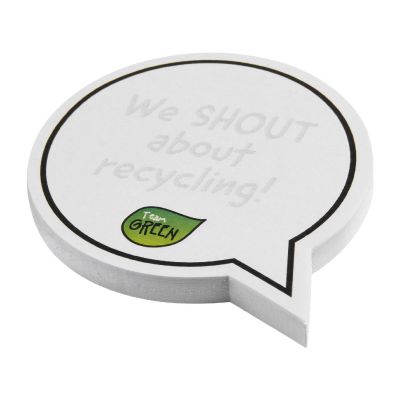 FOGLIETTI ADESIVI -Post-its recyclés Sticky-Mate® en forme de bulles