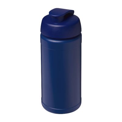 BASELINE -Bouteille de sport de 500 ml recyclée avec couvercle rabattable