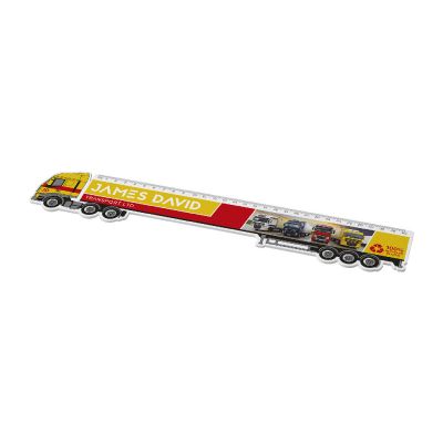 TAIT -Règle de 30 cm en plastique recyclé en forme de camion