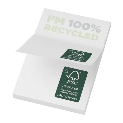 NOTES -Mémos autocollants recyclés 50 x 75 mm Sticky-Mate®