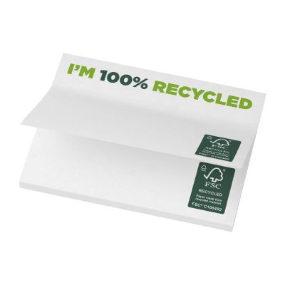 NOTES -Mémos autocollants recyclés 100 x 75 mm Sticky-Mate®
