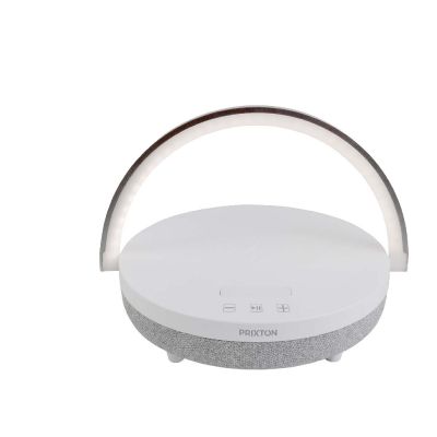 W -Enceinte Bluetooth® 4-en-1 Prixton de 10 avec lumière LED et station de charge sans fil