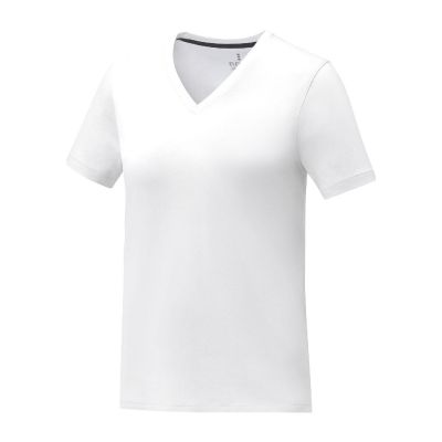 SOMOTO -T-shirt manches courtes col V femme