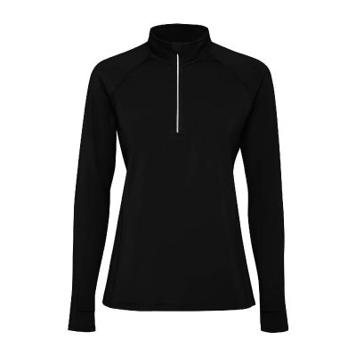 ESTAMBUL -Sweatshirt de 200 g/m² à manches longues et demi-zip pour femme