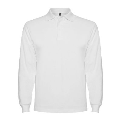 ESTRELLA -Polo de 220 g/m² à manches longues pour homme