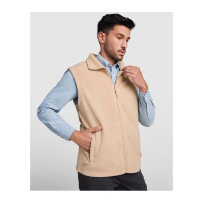 POCATELLO - Gilet polaire avec col montant et zip ton sur ton